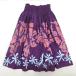 D# хула для * сделано в Японии #( АО ) M M J юбка пау свободный размер Hawaiian # фиолетовый /78[ б/у ]