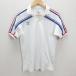 C# Adidas /adidas футбол короткий рукав форма игра t[L] белый /MENS#90[ б/у ]#