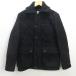 H# Uniqlo /UNIQLO× JW ANDERSON 311-40320 шерсть Blend стеганная куртка [S] чёрный /MENS#97[ б/у ]