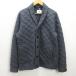 H# Aigle /AIGLE шаль цвет стеганная куртка [L] серый /MENS#80[ б/у ]