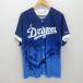G# Chunichi Dragons /CHUNICHI DRAGONS форма для болельщиков / бейсбол [F] синий /men's/40[ б/у ]#