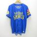 G# SoftBank Hawk s/Softbank HAWKS форма для болельщиков / товары [L] синий / бейсбол /men's/95[ б/у ]#
