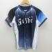C#Majestic производства / Saitama Seibu Lions форма для болельщиков / сопутствующие товары [S] синий /MENS/81[ б/у ]#