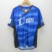 D#Majestic производства # Saitama Seibu Lions /LIONS форма для болельщиков / копия # синий цвет [L]MENS/ бейсбол /82[ б/у ]#