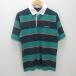 G# Mont Bell /montbell Rugger рубашка половина рукав /1104780[L] зеленый темно-синий /men's/99[ б/у ]#
