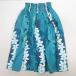D# хула для # ручная работа юбка пау свободный размер Hawaiian общий рисунок # синий /98G[ б/у ]