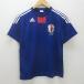 g# Adidas /adidas футбол Япония представитель одежда / dry футболка P67411[S] синий /men's/67[ б/у ]#