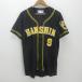 K# Hanshin Tigers /TIGERS 9 номер TAKAYAMA форма [L] чёрный /MENS#8[ б/у ]