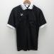 g# Puma /PUMAre свободный рубашка / короткий рукав [L] чёрный /men's/78[ б/у ]#