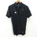 g# Adidas /adidasre свободный рубашка / короткий рукав [M] чёрный /men's/50[ б/у ]#