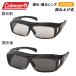  Coleman солнцезащитные очки унисекс черный × затонированный style свет / поляризованный свет over стакан модель откидной тип COV01-4