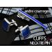 andre courreges Andre * Courreges галстук булавка & запонки комплект глубокий голубой CT4002A-CC6002A
