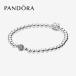  хлеб гонг бисер pave браслет браслет женский серебряный бренд простой PD-598342CZ