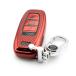 ���¹�͢���ʡ�M.JVisun Soft Carbon Fiber Finish Car Key Fob Cover For Audi A4