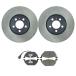 ¹͢ʡAUTO DN 6X Front Brake Pads and Rotors Kit For Volkswagen 2009 2