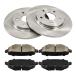 ¹͢ʡRear Brake Kit,OE Brake Rotors and Ceramic Brake Pads Fits for P