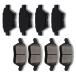 ¹͢ʡANPART Front Rear Disc Brake Pads Sets D1107 & D1456 [8PCS] Comp