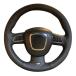 ¹͢ʡDzChYa Black Leather Car Steering Wheel Cover, for Audi Audi A3
