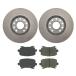 ¹͢ʡAUTO DN 4X Rear Brake Kit   Brake Pads and Rotors Kit Automotive