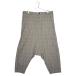 COMME des GARCONS HOMME PLUS( Comme des Garcons Homme pryus) 18SS Disco период ручка для проверки серебристый шаровары PA-P022 M серый AD2017