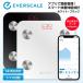  весы смартфон синхронизированный Bluetooth измеритель состава тела EVERSCALE | body жир . показатель BMI мускул количество . количество вода минут показатель основа метаболизм внутренности жир . Appli автоматика ввод здоровье управление белый чёрный простой ES-001