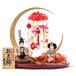 [ all goods P10%]100 anniversary SALE [LYP member limitation 5%OFF] doll hinaningyo hinaningyou . month flat decoration parent . decoration small .. parent . bundle obi 10 two single . floral print gold ....... attaching h043-kcp-s34101anr