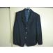  school Tiger Aomori город . юг неполная средняя школа женщина форма темно-синий блейзер размер LL б/у торговец произведена чистка 