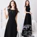  длинное платье исполнение . чёрный безрукавка свадьба накладка имеется One-piece формальный платье ... платье гонки надеты .. модный стиль 