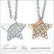 nec00162 Kirakira светится little Star колье нержавеющая сталь женский звезда циркон Star 
