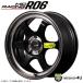 4�{�w���ő������� MID Racing R06 16x7.0J 4/100 +35 �u���b�N�N���A�|���b�V�� �V�i�z�C�[��1�{���i �y������s�z