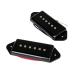 Yibuy 1 пара 4.72 x 1.61" черный пластик . металл CERAMIC одиночный пружина pick up DP90-BK