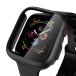 NIMASO Apple Watch Series 6/5/4/SE3/SE2/SE 40mm для кейс усиленный стекло в одном корпусе ударопрочный черный 