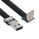 NFHK нисходящий USB 2.0 Type-A мужской из модель A мужской данные Flat тонкий FPC кабель 90 раз FPV &amp; диск &amp; сканер &amp;