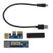 Jectse PCI-E 1X удлинение кабель UEX101, настольный персональный компьютер, сервер для,PCI-E слот,Linux соответствует, примерно 30cm