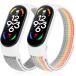 [Onetmpre] Nylon частота Xiaomi mi band 7/7nfc/6/5/4/3. совместимость. есть женщина. мужчина поэтому. для замены напульсник регулировка 