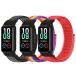 [Onetmpre] нейлон частота. Amazfit Band 7 soft нейлон спорт ремешок регулировка возможный "дышит" для замены напульсник женский мужчина часы 