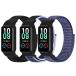 [Onetmpre] нейлон частота. Amazfit Band 7 soft нейлон спорт ремешок регулировка возможный "дышит" для замены напульсник женский мужчина часы 