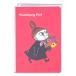  Gakken стойка полный Moomin домашняя бухгалтерская книга A5 красный цветок D14018