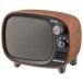  ом электро- машина AudioComm Bluetooth беспроводной динамик retro под дерево Brown ASP-W900Z-WK 03-0397 OHM