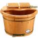  pair hot water . pair hot water vessel wooden foot bath vessel pair exclusive use bucket foot care heat insulation foot bath pair hot water for bucket relax cold-protection tetoks pair .. massage water repelling processing . leak height 
