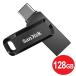 �T���f�B�X�N USB3.1�t���b�V�������� 128GB Gen1 Atype�{Type-C�R�l�N�^���� �uUltra Dual Drive Go�v 150MB/s SDDDC3-128G-G46 ��]�� USB������ SanDisk �C�c