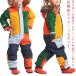  лыжи одежда комбинезон ребенок с хлопком Kids Jump костюм защищающий от холода комбинезон baby все в одном уход за детьми . водонепроницаемый водонепроницаемый водоотталкивающий ребенок одежда снежные игры .