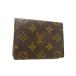  Vuitton футляр для карточек japon солнечный ga бассейн монограмма M60530 Brown визитная карточка кейс чехол для пропуска установленный срок талон [ подлинный товар гарантия ]