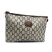  Gucci клатч Old Gucci Gucci плюс PVC× кожа оттенок бежевого × оттенок коричневого прекрасный товар мода [ подлинный товар гарантия ]