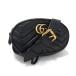  Gucci сумка-пояс GGma-monto кожа 476484 Gold металлические принадлежности чёрный корпус сумка поясная сумка [ подлинный товар гарантия ]