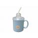  шт. мир соломинка имеется кружка голубой -