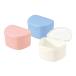  well fan plain pot artificial tooth case white 