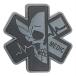  patch 0289 MEDIC Skull Grey