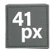  patch 1152-424 41PX gray