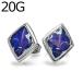 [ экспресс доставка на дом отправка ]20G пара продажа нержавеющая сталь лиловый покрытие f правило do белка узор post серьги / 20 мера серебряный 100 .. . глава металл аллергия соответствует обе уголок для 